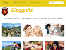 Tablet Screenshot of gloggnitz.at